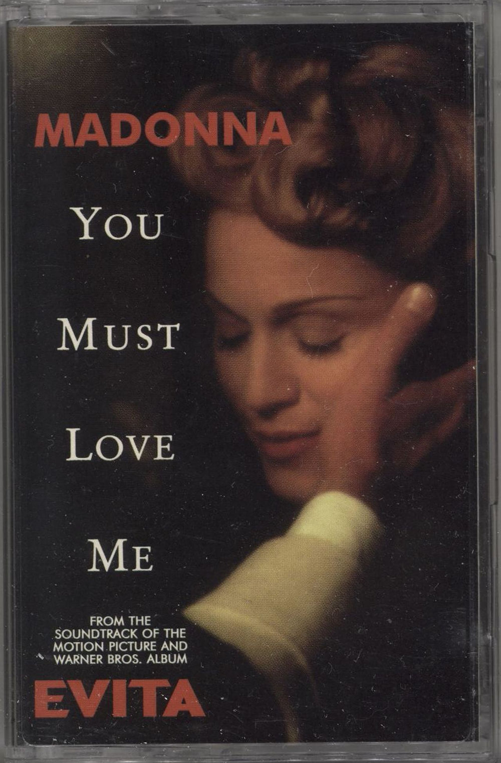 Madonna You Must Love Me - Clear UK cassette single W0378C