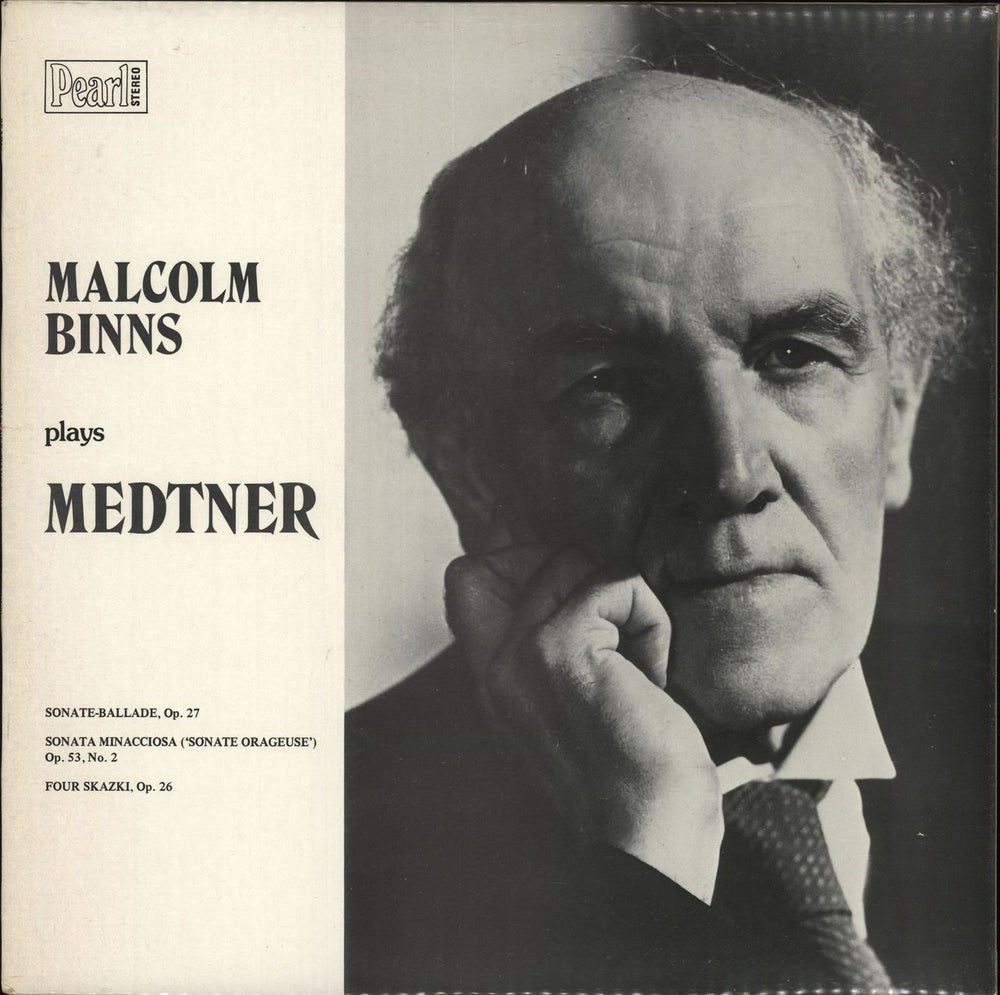 Malcolm Binns Malcolm Binns Plays Medtner UK vinyl LP album (LP record) SHE535