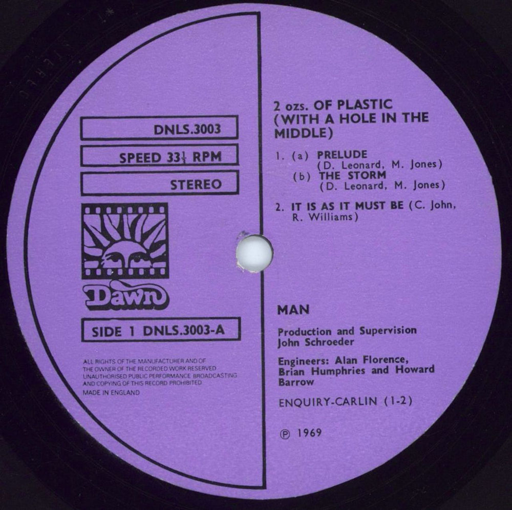 Man 2 Ozs Of Plastic With A Hole In The Middle - 2nd - VG UK vinyl LP album (LP record) M-NLPOZ779960