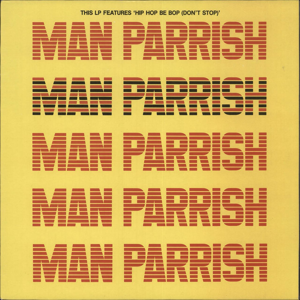 Man Parrish Man Parrish UK vinyl LP album (LP record) POLD5101