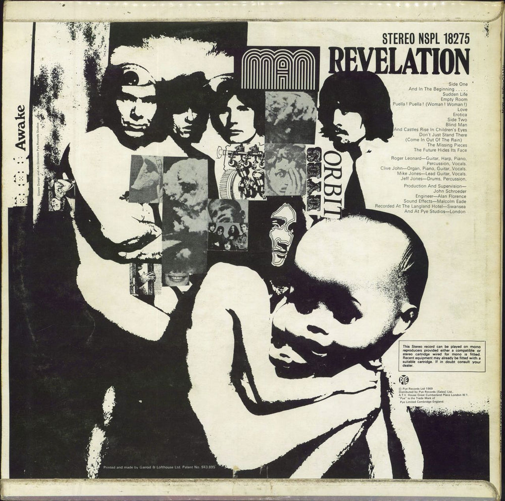 Man Revelation - flipback - VG UK vinyl LP album (LP record)