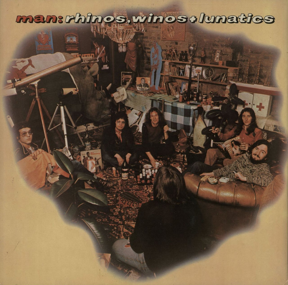 Man Rhinos, Winos & Lunatics + Press Photos UK vinyl LP album (LP record) UAG29631