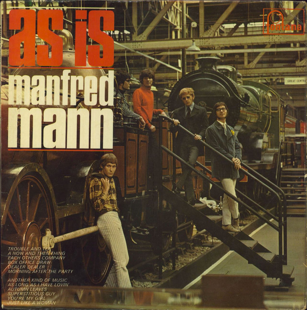 Manfred Mann As Is - Train Sleeve - VG Sleeve UK vinyl LP album (LP record) TL5377