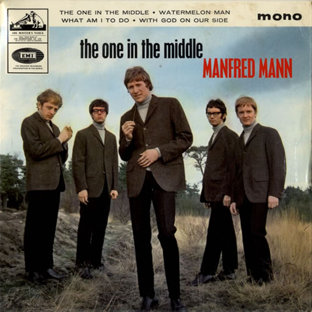 Manfred Mann The One In The Middle EP - VG UK 7" vinyl single (7 inch record / 45) 7EG8908