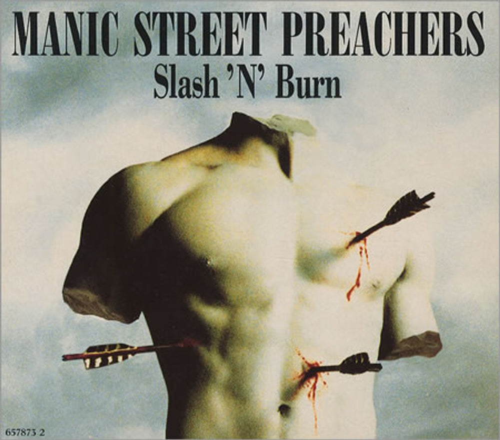 Manic Street Preachers Slash N' Burn - Gold CD UK CD single (CD5 / 5") 657873-2