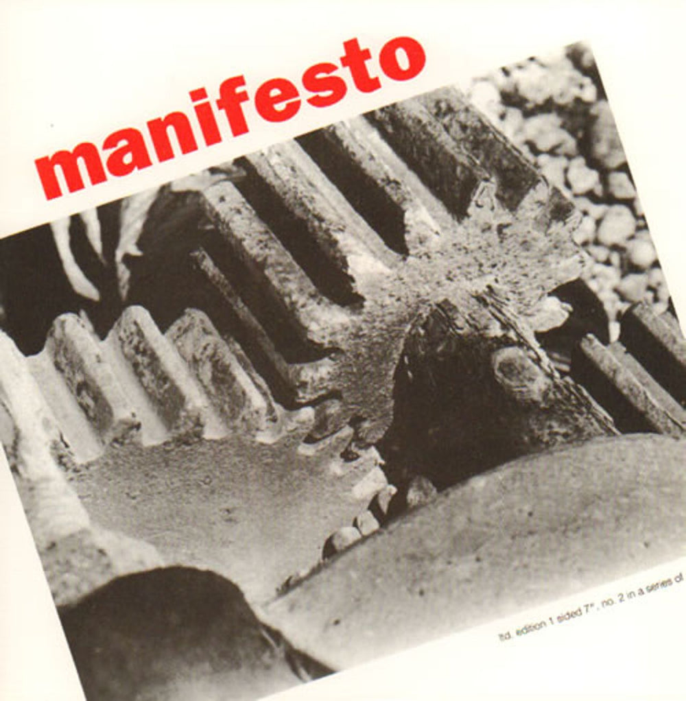 Manifesto Gravity UK 7" vinyl single (7 inch record / 45) BLAZE66056