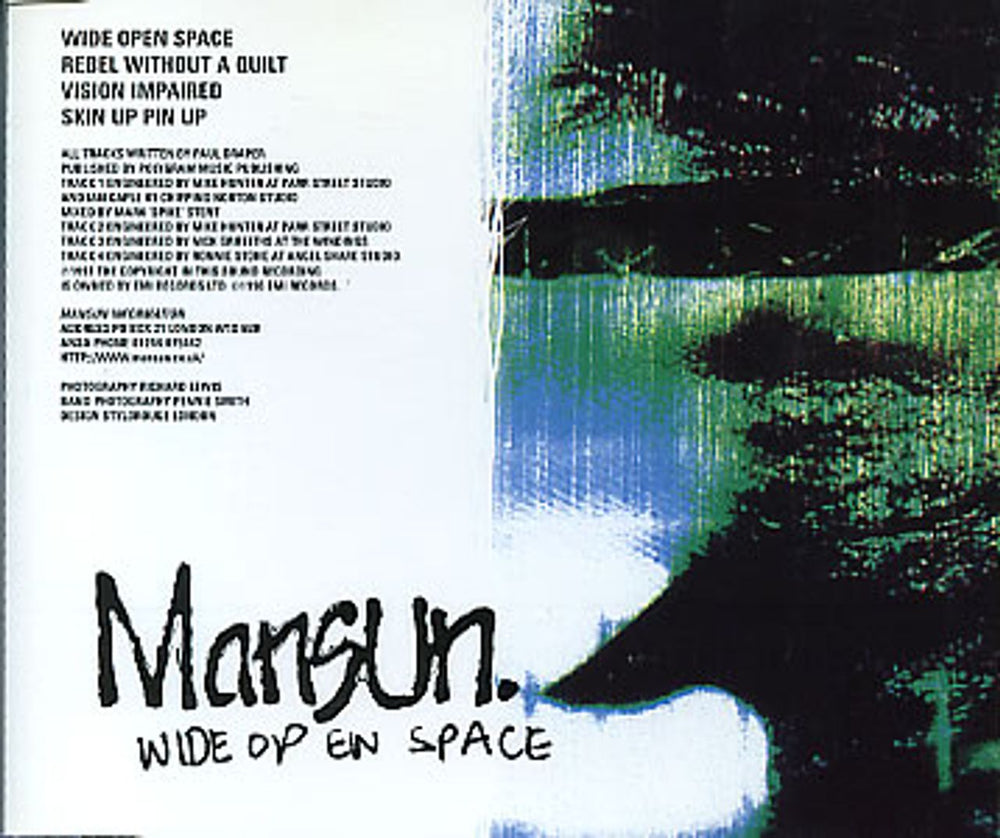 Mansun Wide Open Space Dutch CD single (CD5 / 5") 8836932