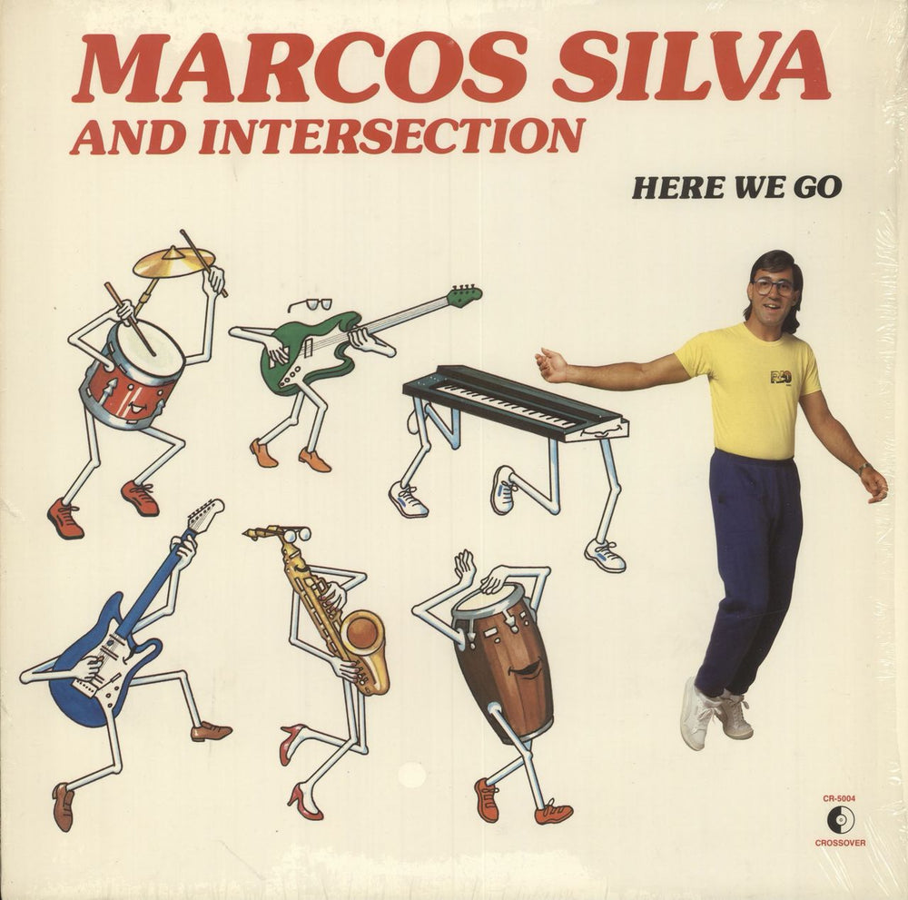 Marcos Silva Here We Go - shrink US vinyl LP album (LP record) CR-5004