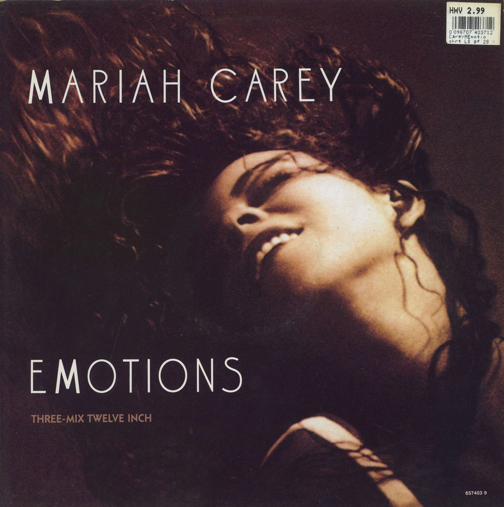 Mariah Carey Emotions Dutch 12" vinyl single (12 inch record / Maxi-single) 6574039