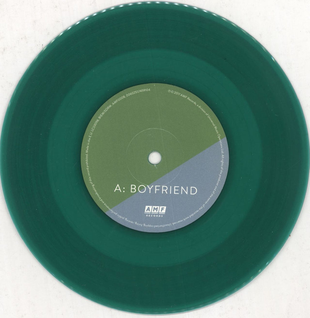 Marika Hackman Boyfriend - Green Vinyl UK 7" vinyl single (7 inch record / 45) NXU07BO739279