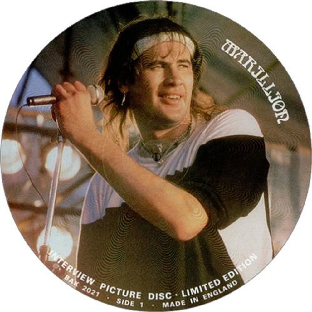 Marillion Interview Picture Disc UK picture disc LP (vinyl picture disc album) BAK2021