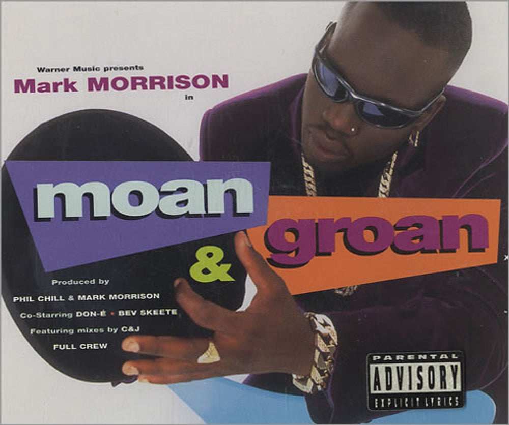 Mark Morrison Moan & Groan UK CD single (CD5 / 5") WEA096CD1