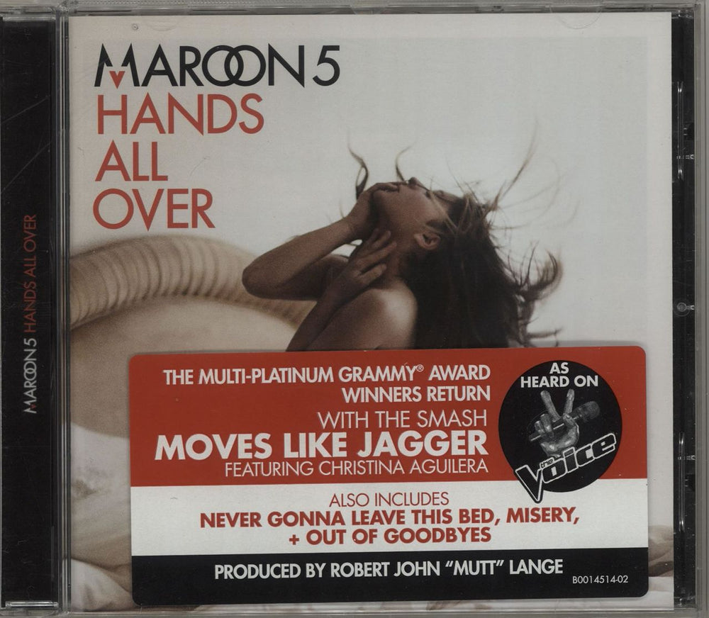 Maroon 5 Hands All Over - 2011 issue UK CD album (CDLP) 0602527808055