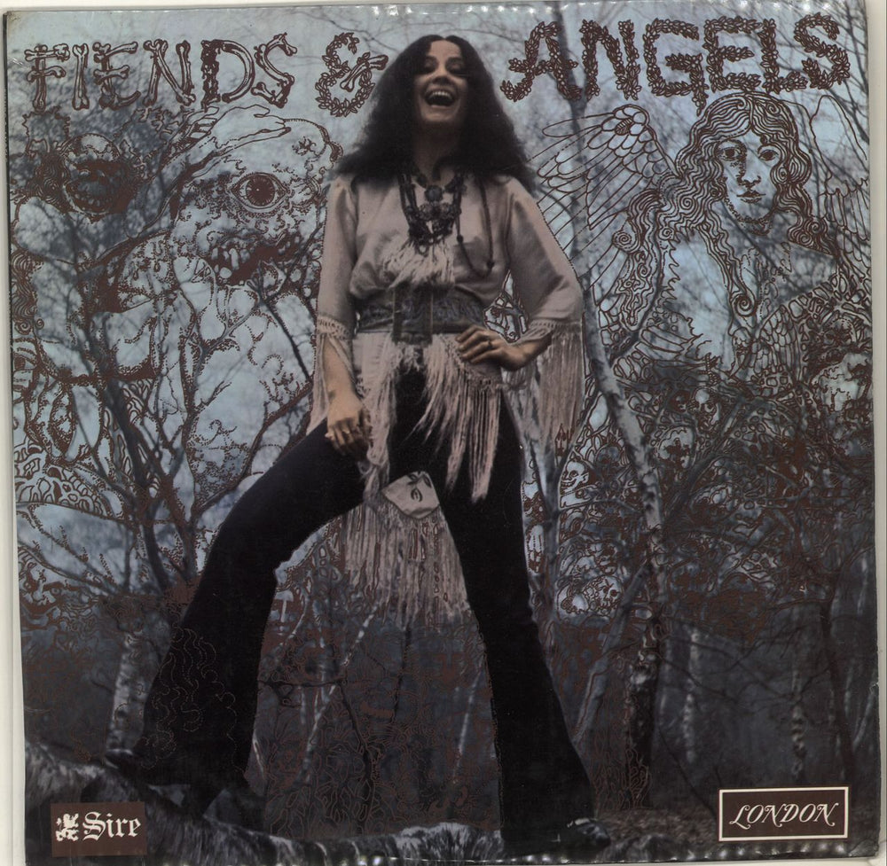 Martha Velez Fiends & Angels - 1st - VG UK vinyl LP album (LP record) SHK8395