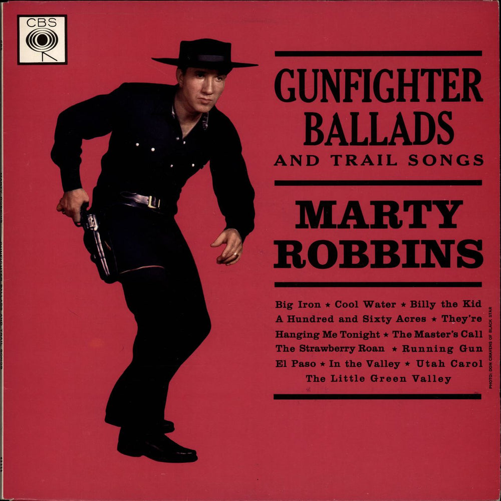 Marty Robbins Gunfighter Ballads And Trail Songs UK vinyl LP album (LP record) 62359