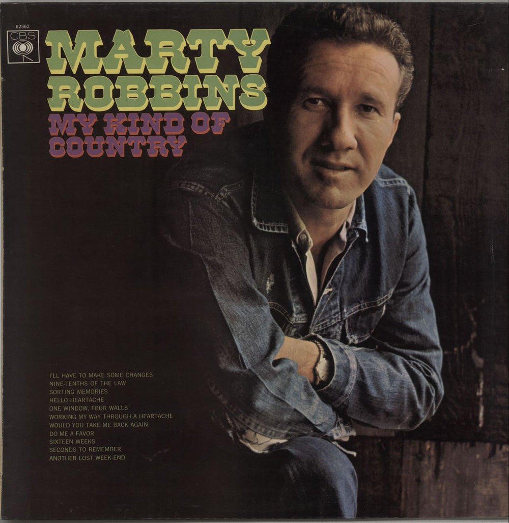 Marty Robbins My Kind Of Country UK vinyl LP album (LP record) BPG62962