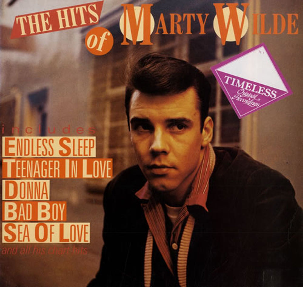 Marty Wilde The Hits Of Marty Wilde UK vinyl LP album (LP record) TIME8