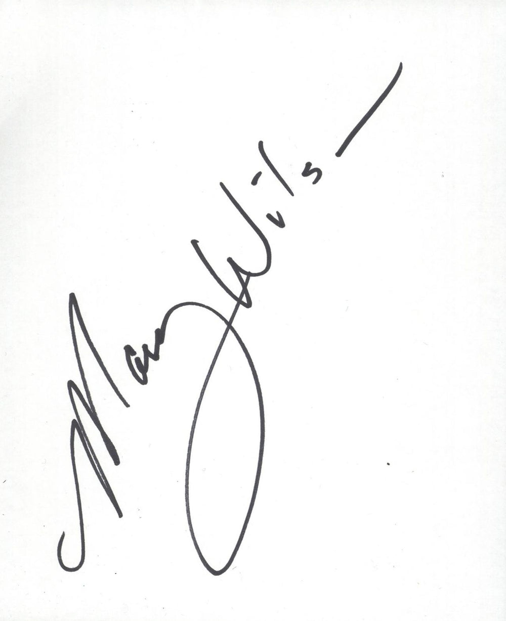 Mary Wilson Autograph UK memorabilia AUTOGRAPH