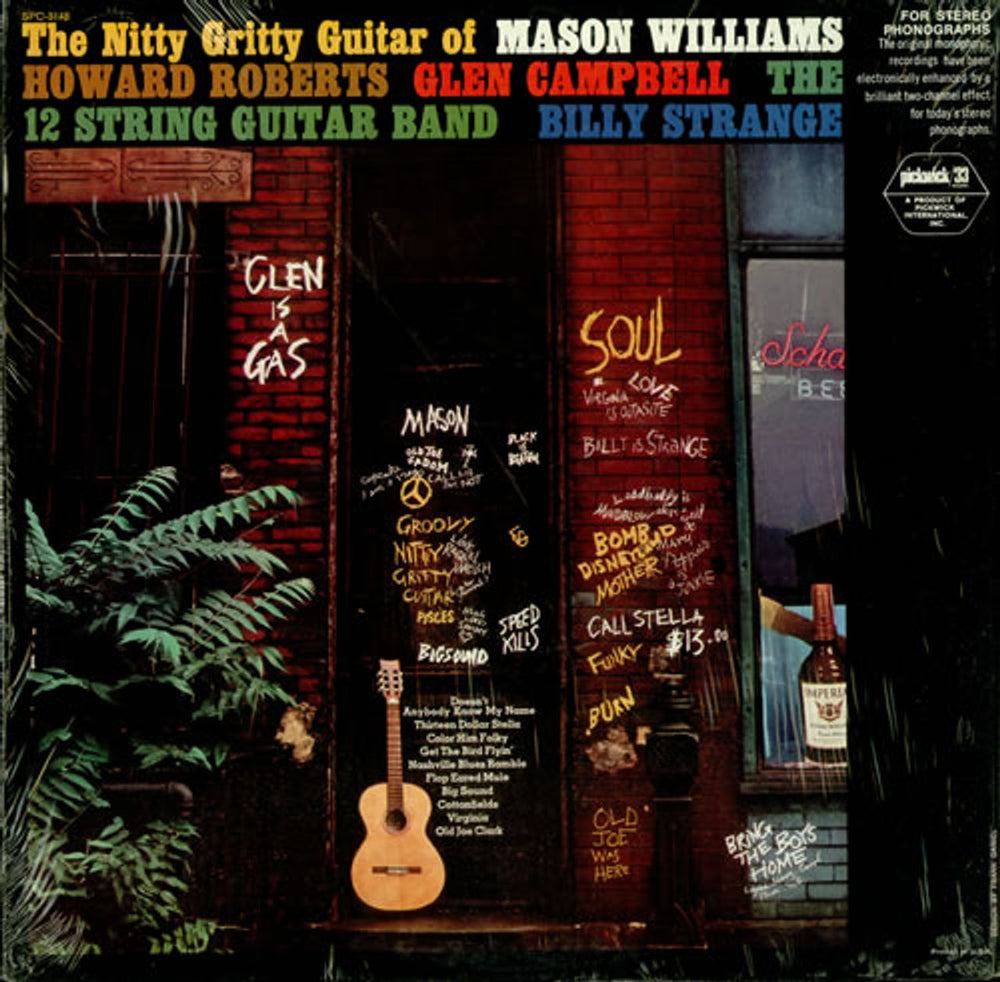 Mason Williams The Nitty Gritty Guitar Of US vinyl LP album (LP record) SPC-3148