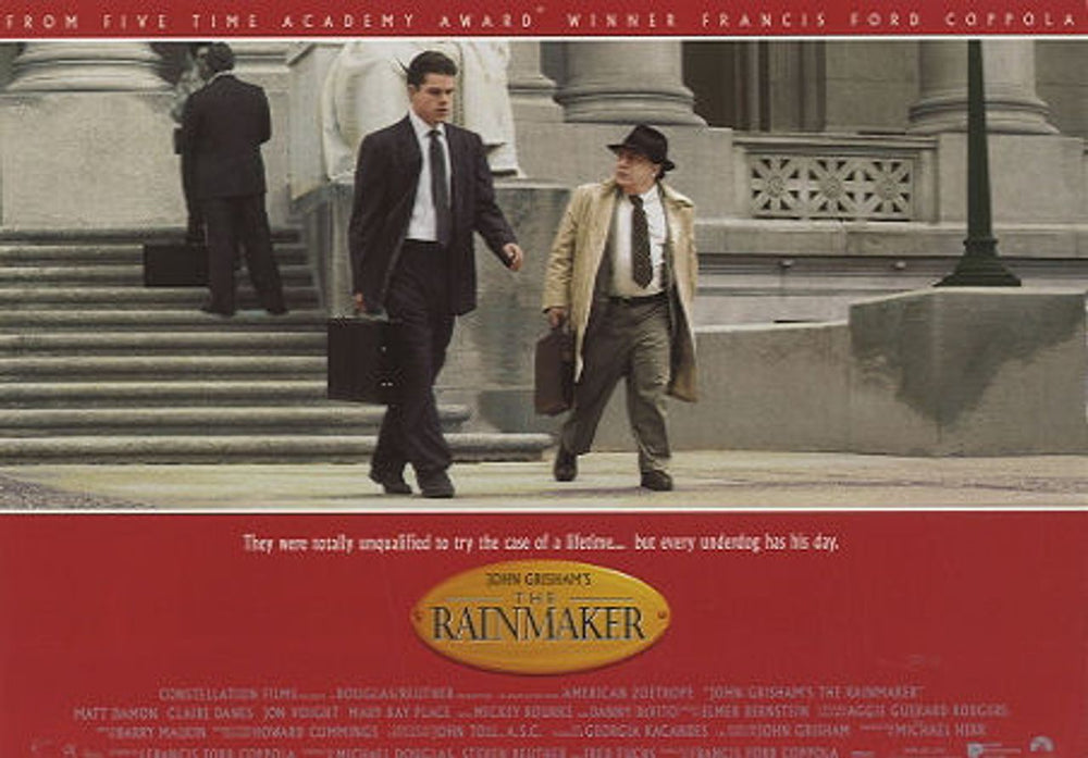 Matt Damon The Rainmaker UK Promo press book PRESS BOOK