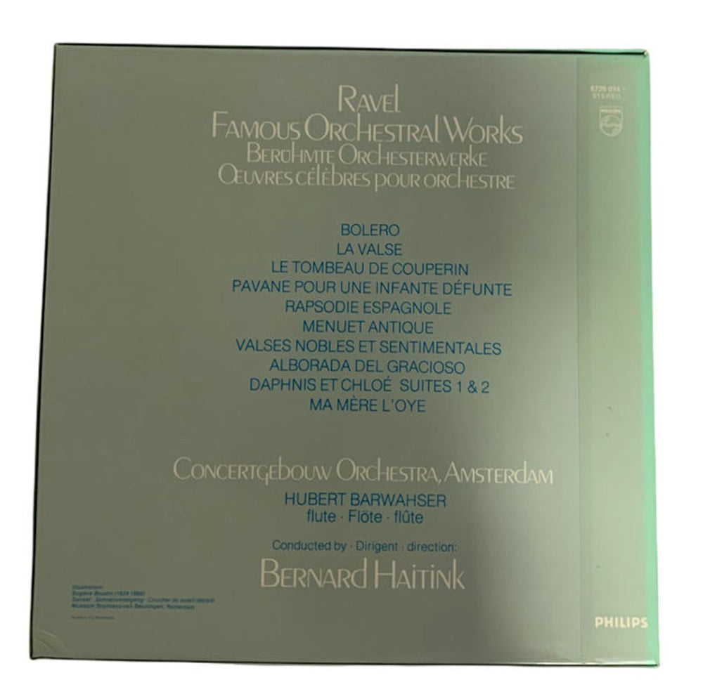 Maurice Ravel Famous Orchestral Works Dutch box set RVZBXFA777908