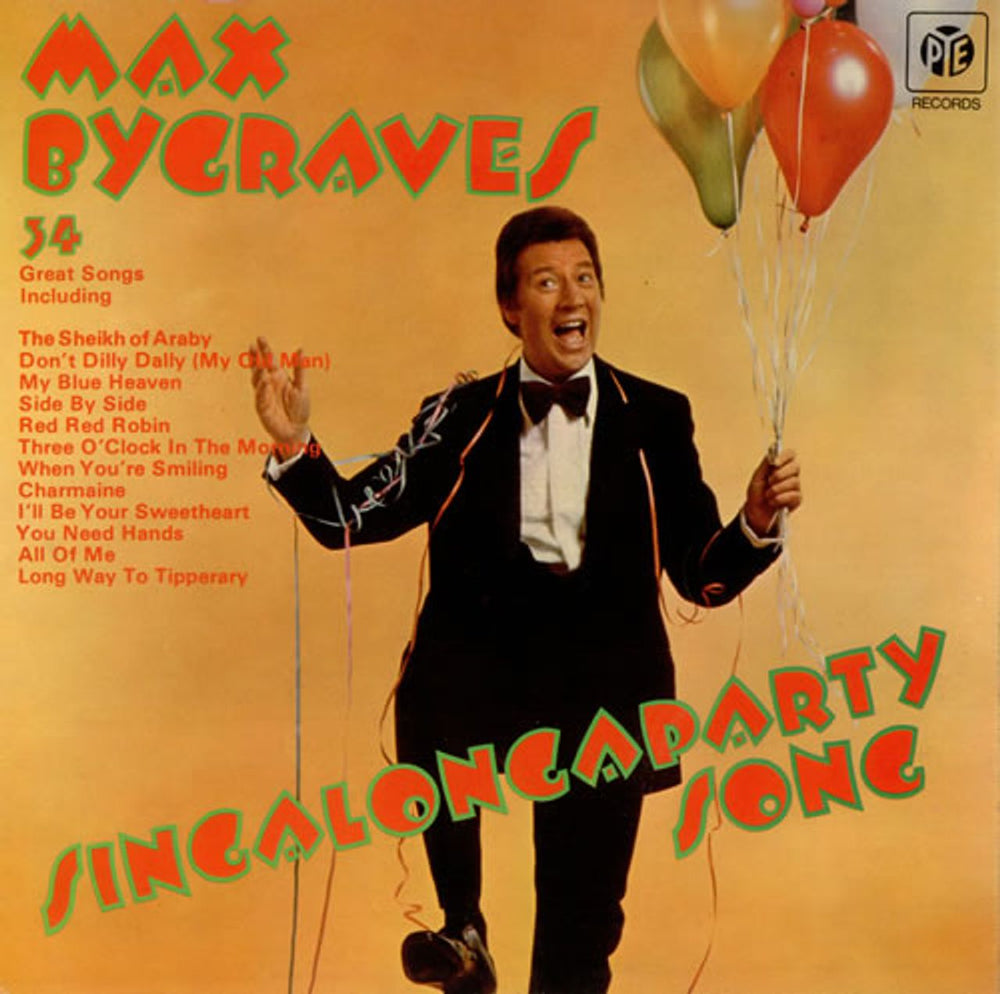 Max Bygraves Singalongaparty Song UK vinyl LP album (LP record) NSPL18419