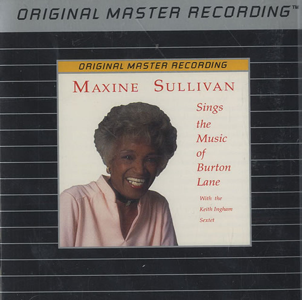 Maxine Sullivan Sings The Music Of Burton Lane US CD album (CDLP) MFCD773