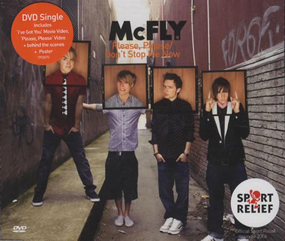 McFly Please Please / Don't Stop Me Now UK DVD Single 1703675