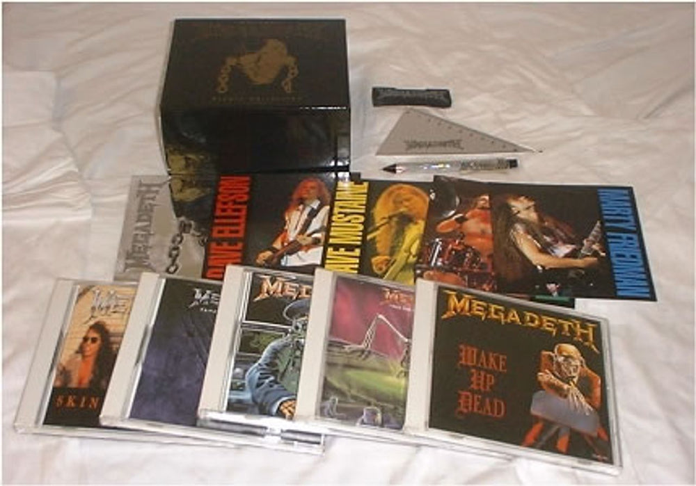 Megadeth Megabox Single Collection Japanese box set TOCP-7591~95