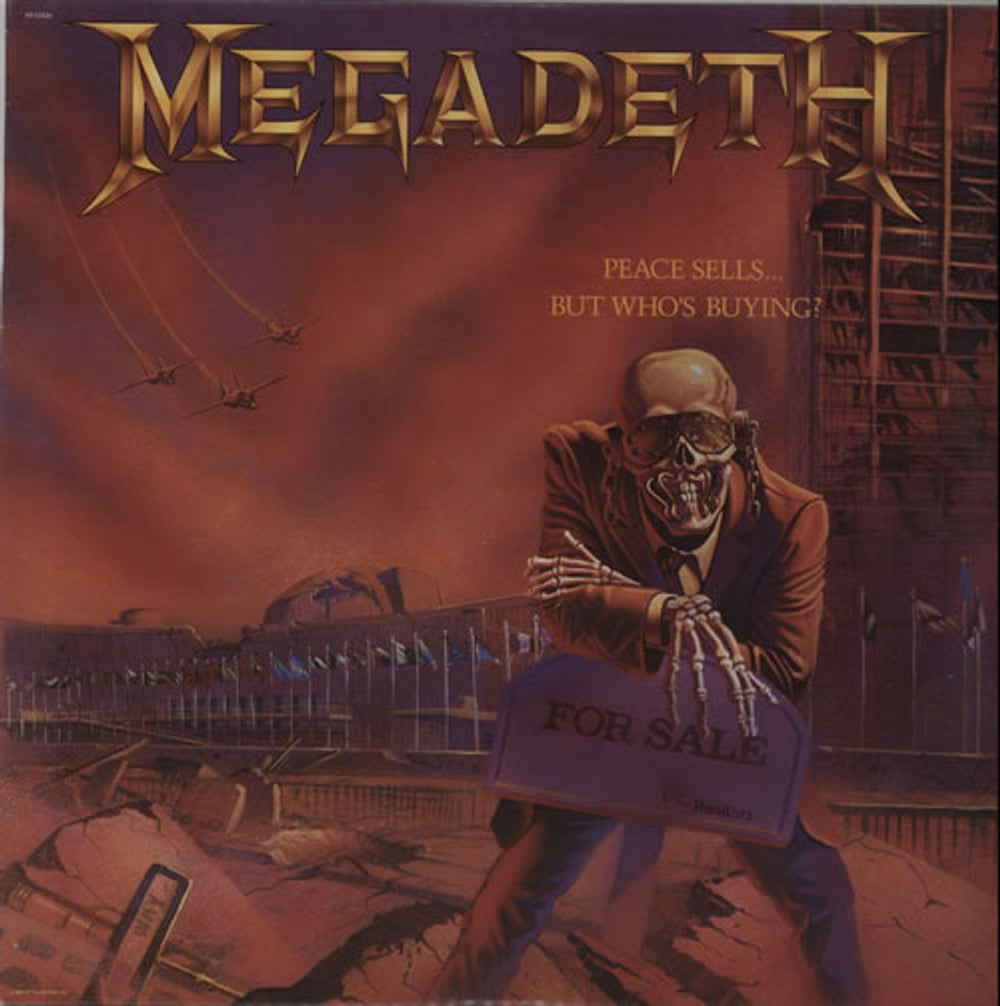 Megadeth Peace Sells... But Who's Buying - 1st US vinyl LP album (LP record) ST-12526