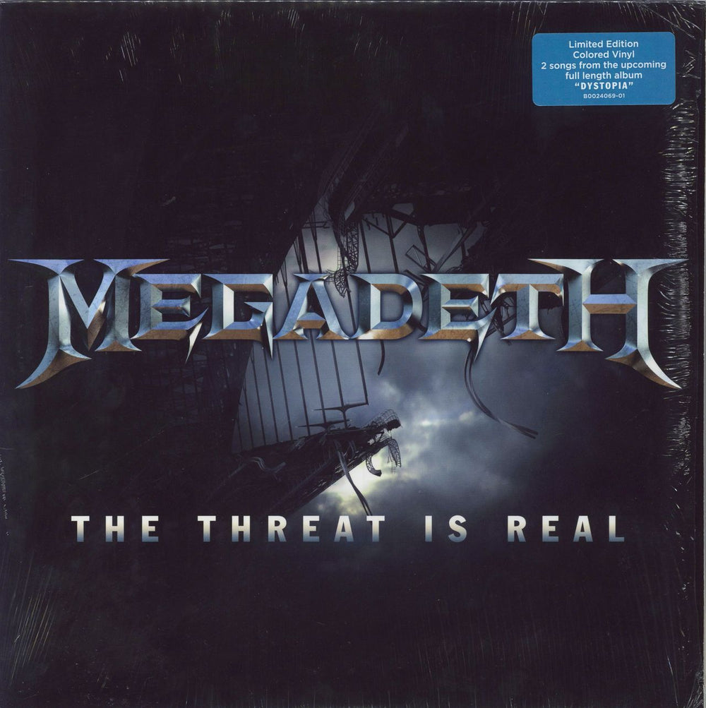 Megadeth The Threat Is Real - 180gm White Vinyl US 12" vinyl single (12 inch record / Maxi-single) B0024069-01