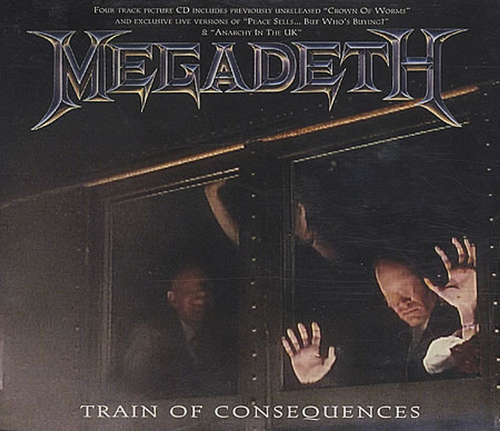 Megadeth Train Of Consequences UK CD single (CD5 / 5") CDCL730