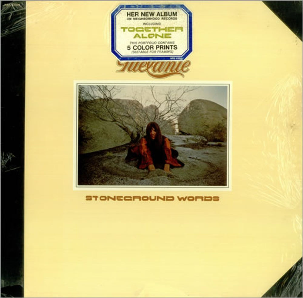 Melanie Stoneground Words US vinyl LP album (LP record) NRS47005