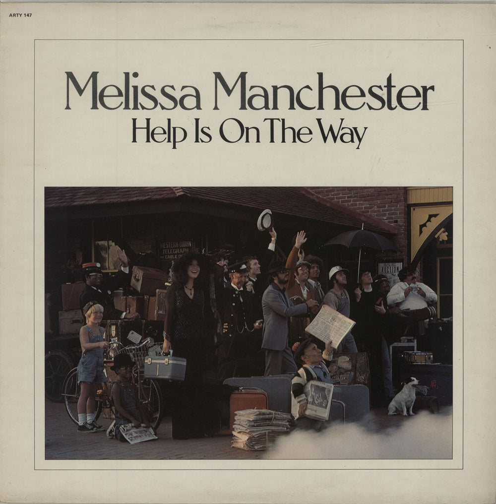 Melissa Manchester Help Is On The Way UK vinyl LP album (LP record) ARTY147