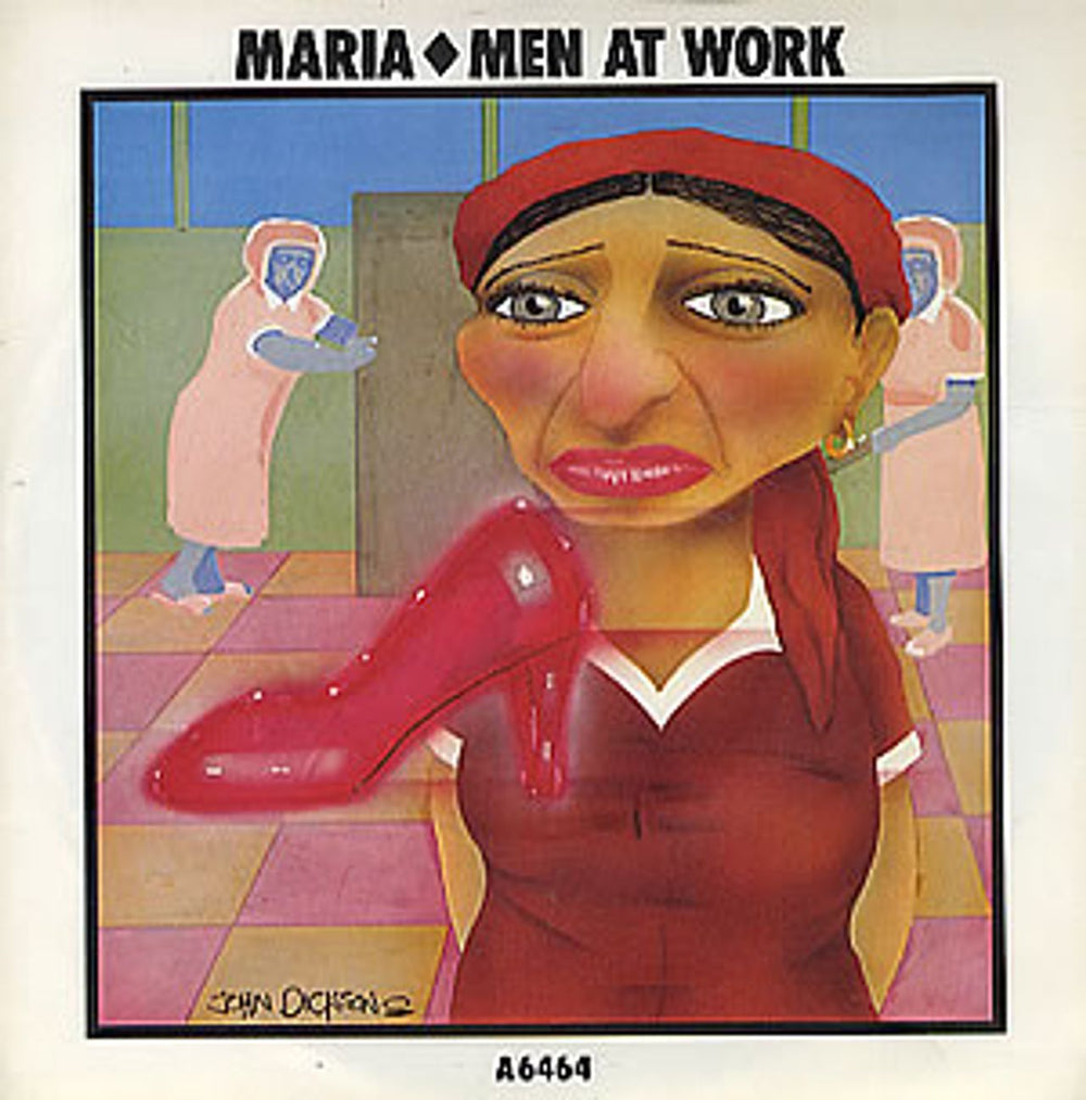 Men At Work Maria UK 7" vinyl single (7 inch record / 45) A6464