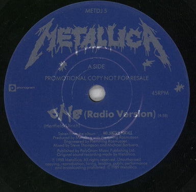 Metallica One UK Promo 7