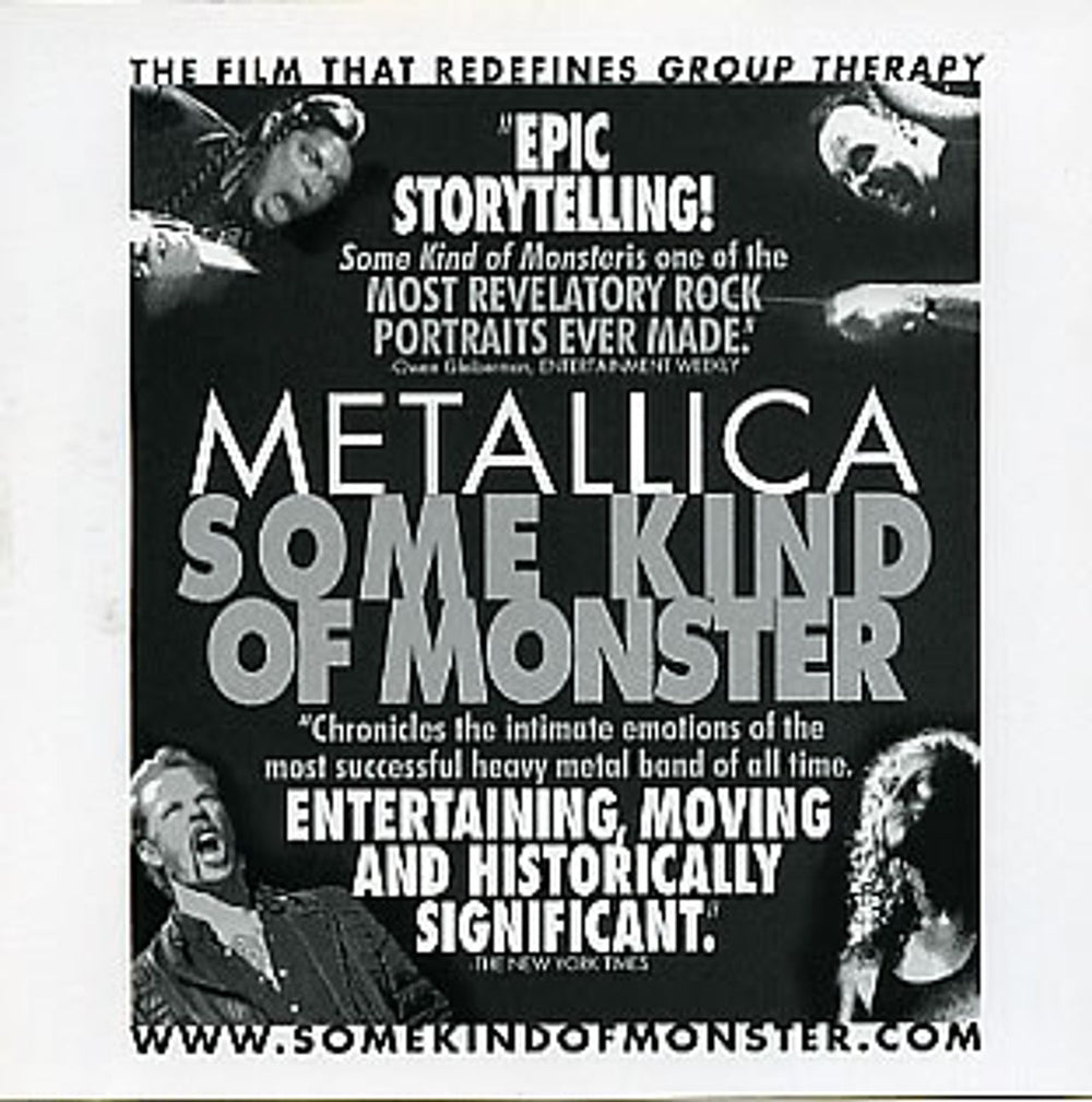 Metallica Some Kind Of Monster US Promo CD single (CD5 / 5") METC5SO294872