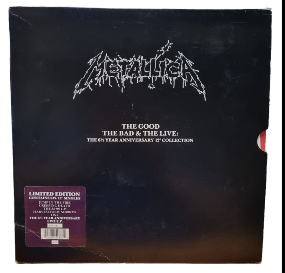 Metallica The Good The Bad & The Live + Poster UK Vinyl Box Set 875487-1