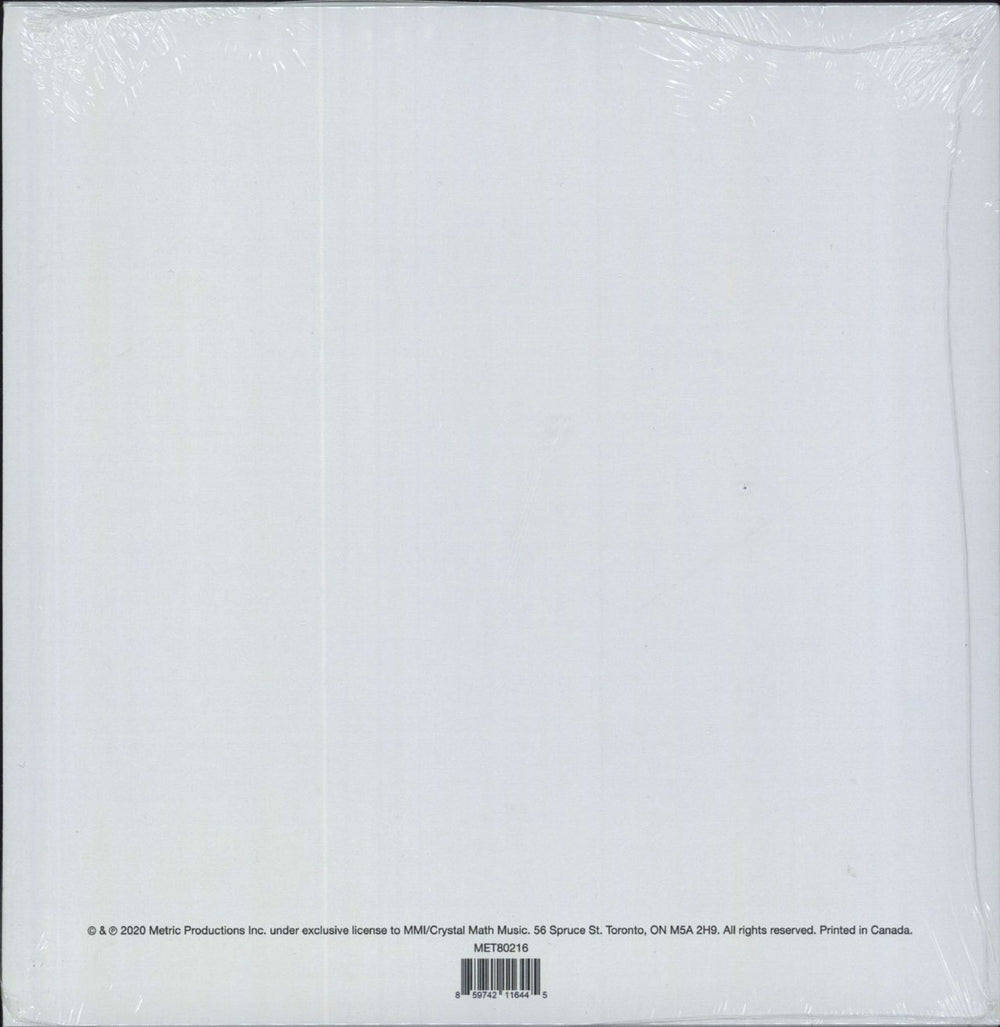 Metric Now Or Never Now (Dirt Road Version) - White Vinyl - Sealed Canadian 7" vinyl single (7 inch record / 45)