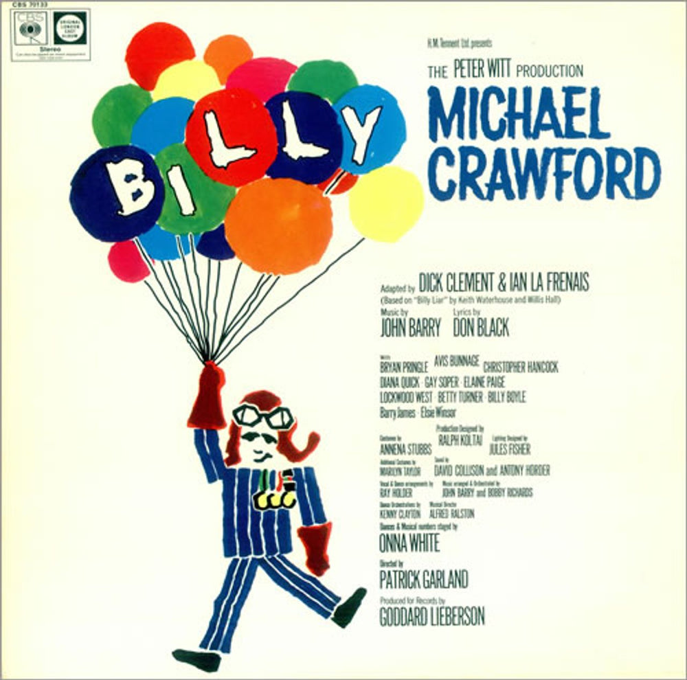 Michael Crawford Billy UK vinyl LP album (LP record) CBS70133