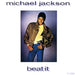 Michael Jackson Beat It - Inj UK 7" vinyl single (7 inch record / 45) A3258