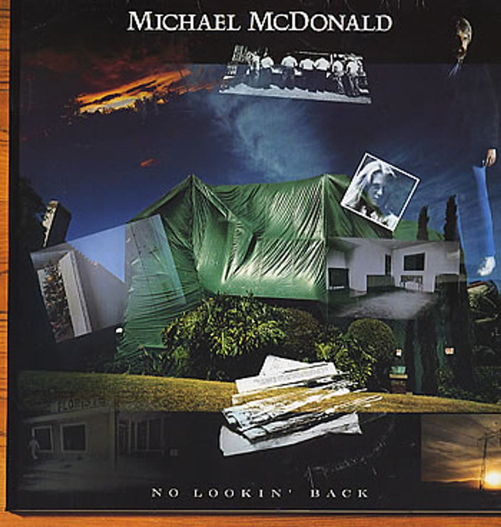 Michael McDonald No Lookin' Back German vinyl LP album (LP record) 925291-1