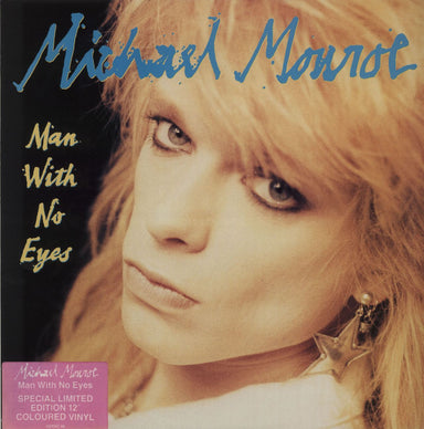 Michael Monroe Man With No Eyes - Pink Vinyl UK 12" vinyl single (12 inch record / Maxi-single) VERX46