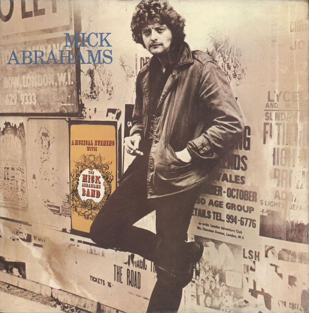 Mick Abrahams Mick Abrahams - 1st UK vinyl LP album (LP record) ILPS9147