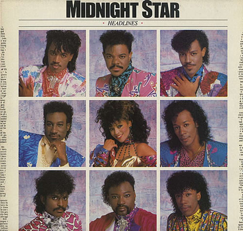 Midnight Star Headlines UK vinyl LP album (LP record) MCF3322