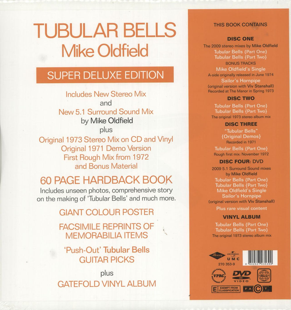 Mike Oldfield Tubular Bells: Ultimate Edition - Sealed UK box set 602527035390
