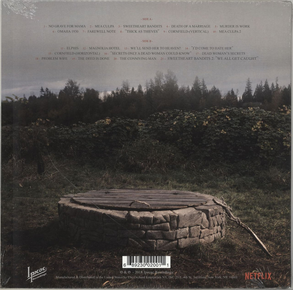 Mike Patton 1922: Original Music From The Netflix Film - Hardwood Vinyl - Sealed UK vinyl LP album (LP record) 689230020011