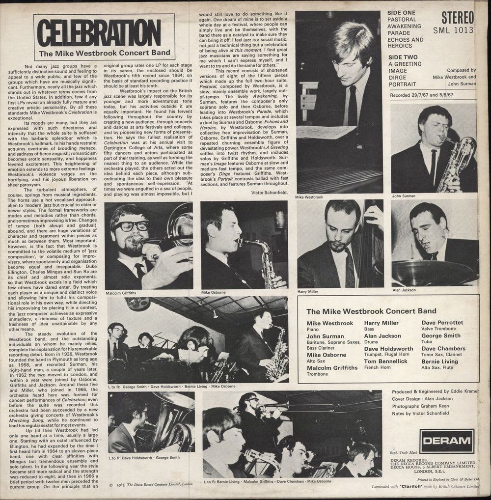 Mike Westbrook Celebration - EX UK vinyl LP album (LP record)