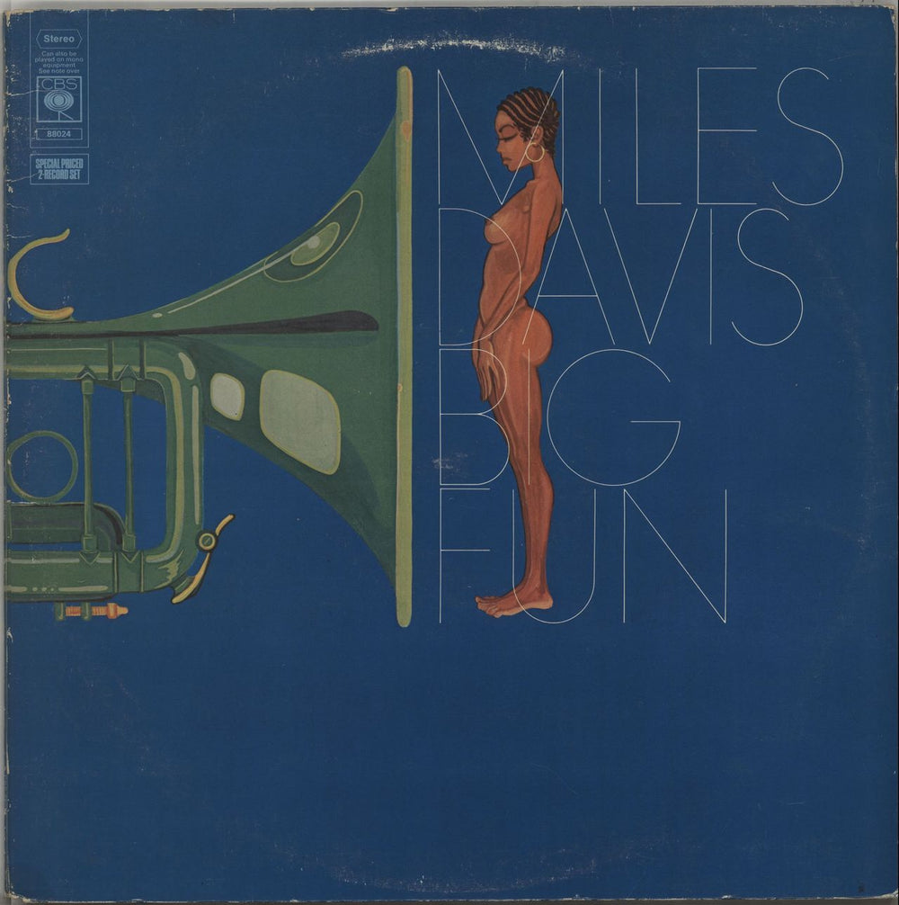 Miles Davis Big Fun - VG UK 2-LP vinyl record set (Double LP Album) CBS88024