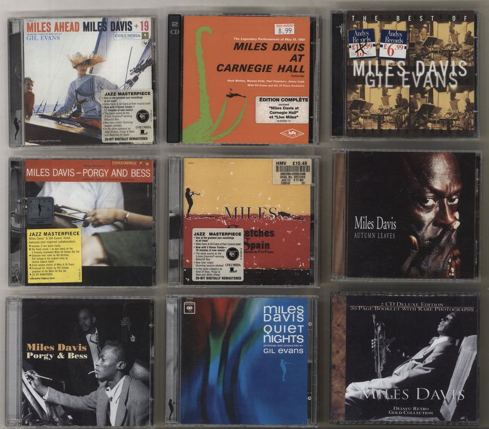 Miles Davis CD Album Collection UK CD album (CDLP) MDACDCD813298